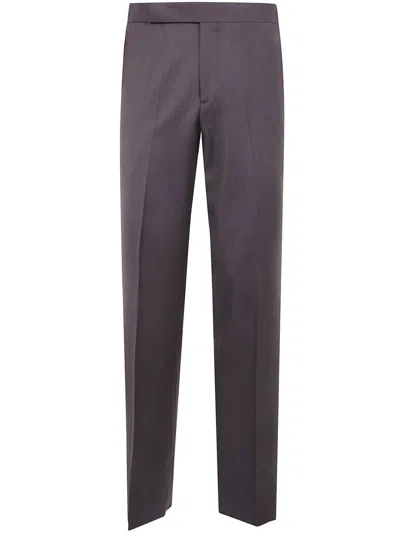 Lardini Drop Regular Trousers In Brown