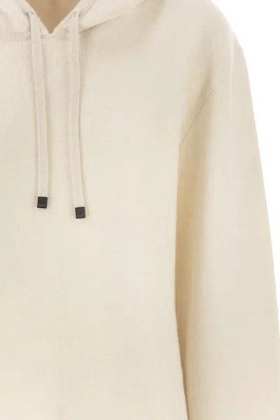 Peserico Wool And Cashmere Jumper In Neutral