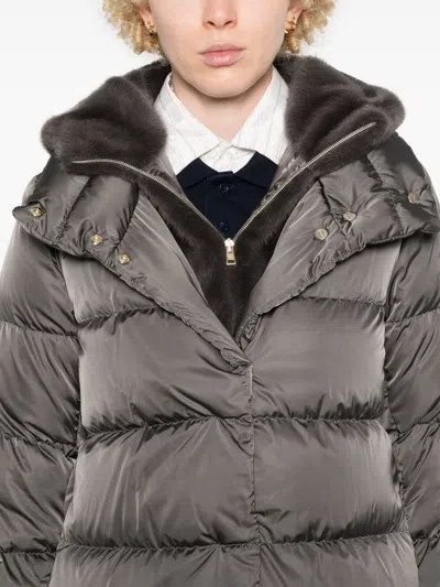 Herno Padded Down Jacket In Gray