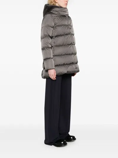 Herno Padded Down Jacket In Gray