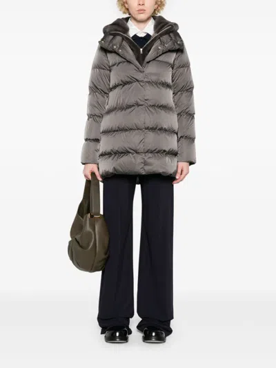 Herno Padded Down Jacket In Gray