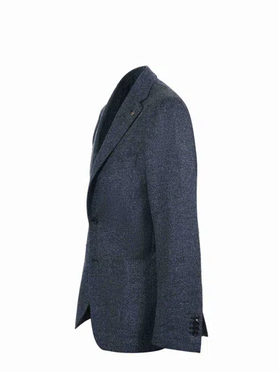 Tagliatore Coatsjackets In Blue