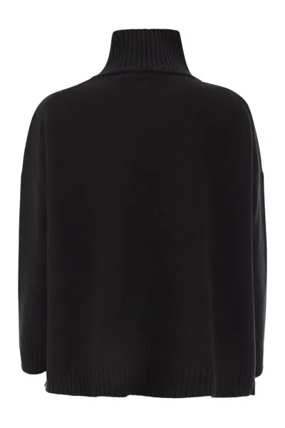 Weekend Max Mara Borgia - Wool Turtleneck Sweater In Black