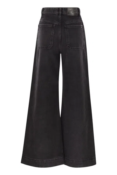 Weekend Max Mara Wide Leg Trousers In Black