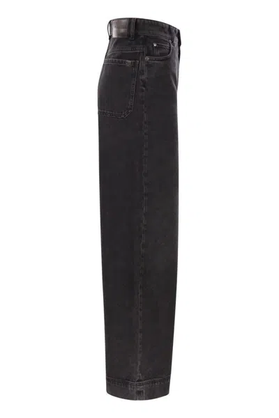 Weekend Max Mara Wide Leg Trousers In Black
