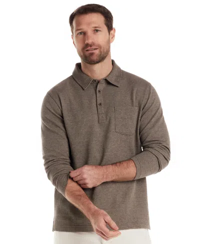 Weatherproof Vintage Men's Polo Shirt In Gray
