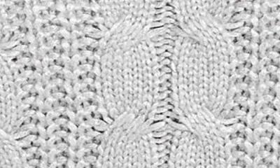 Guess Nathalie Cable Mock Neck Sweater In Gray