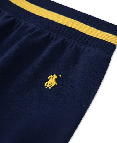 Polo Ralph Lauren Boys 8-20 2-piece Long Sleeve T-shirt And Pants Set In Blue