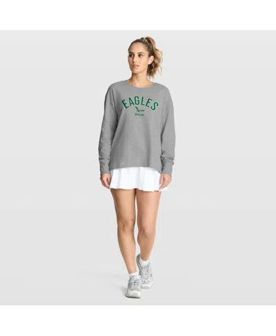 Fanatics Women's Heather Gray Philadelphia Eagles Hometown Legacy Long Sleeve T-shirt In Gray