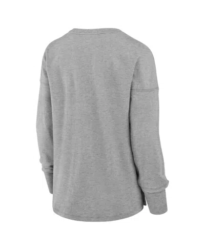 Fanatics Women's Heather Gray Philadelphia Eagles Hometown Legacy Long Sleeve T-shirt In Gray