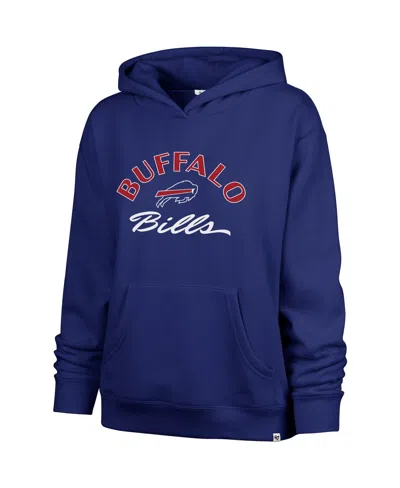 47 Brand Women's Royal Buffalo Bills Whirlwind Naomi Pullover Hoodie In Blue