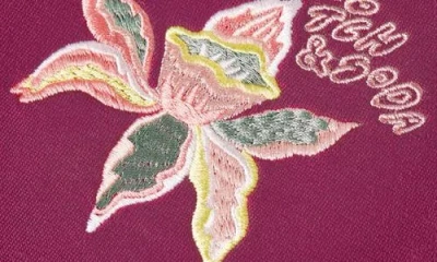 Scotch & Soda Kids' Embroidered Sweatshirt In Multi