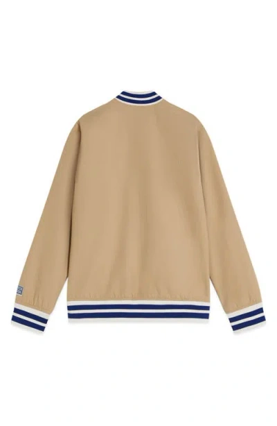 Scotch & Soda Boys 8-16 Reversible Bomber Jacket In Brown