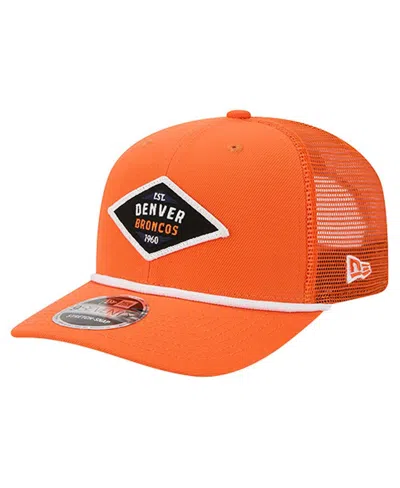 New Era Men's Orange Denver Broncos Team 9seventy Adjustable Hat In Orange