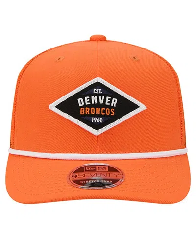 New Era Men's Orange Denver Broncos Team 9seventy Adjustable Hat In Orange