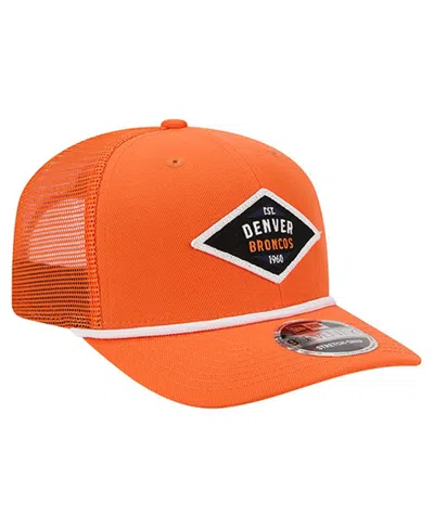 New Era Men's Orange Denver Broncos Team 9seventy Adjustable Hat In Orange