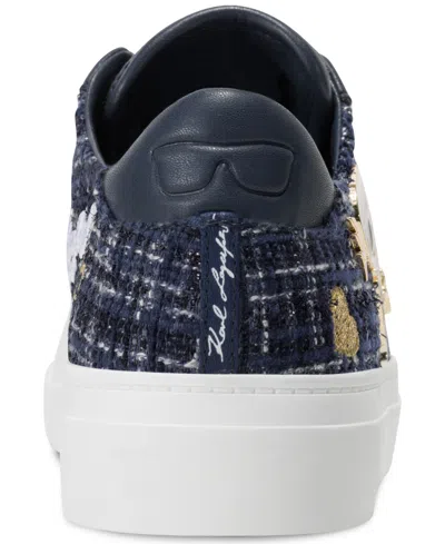 Karl Lagerfeld Cate Pins Sneaker In Blue