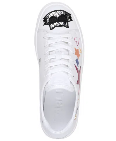 Karl Lagerfeld Cate Ikonic Sneakers In White