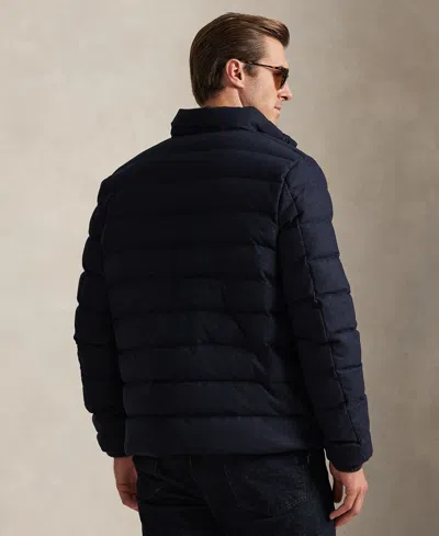 Polo Ralph Lauren Men's Colden Herringbone Long Sleeves Jacket In Blue