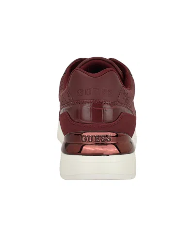 Guess Women's Moxea Quattro G Logo Lace-up Joggers In Brown