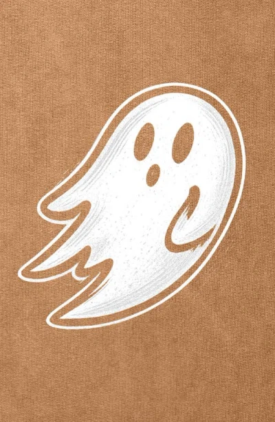 Dalix Mens Ghost Washed Hoodie In Brown