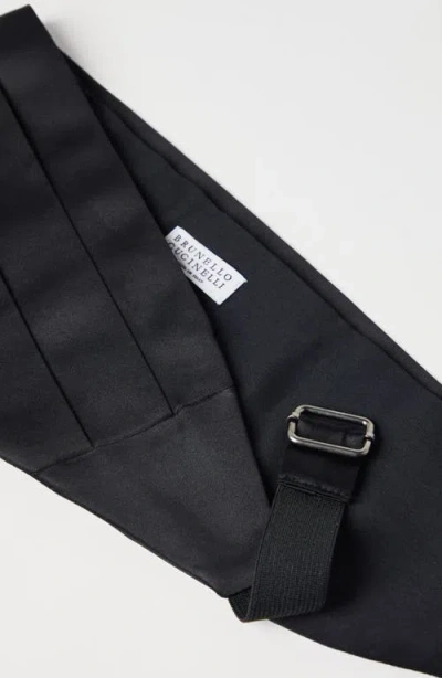 Brunello Cucinelli Cummerbund In Black