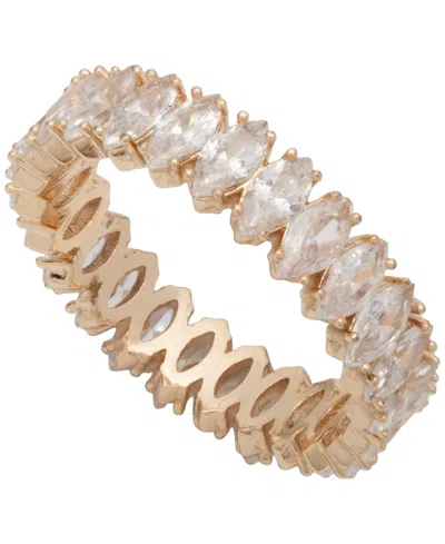 Givenchy Cubic Zirconia Gold-tone Navette Ring In Gold