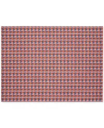 Chilewich Crane Rectangular Placemat In Brown