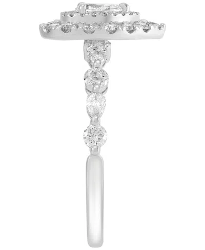 Macy's Diamond Engagement Ring (1-1/5 Ct. T.w.) In 14k White Gold In White