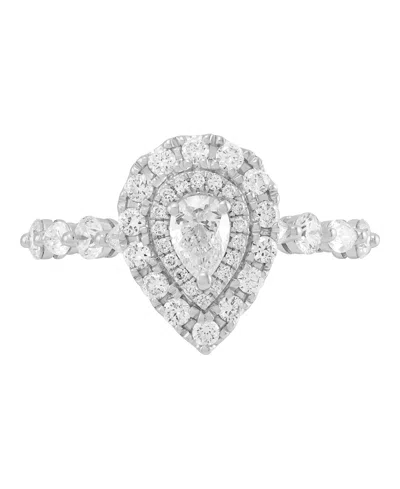 Macy's Diamond Engagement Ring (1-1/5 Ct. T.w.) In 14k White Gold In White