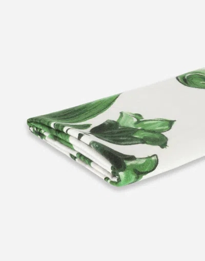 Dolce & Gabbana Silk And Wool Blanket In Multi