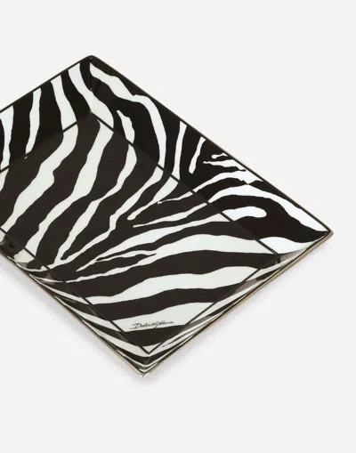 Dolce & Gabbana Porcelain Trinket Dish In Multi