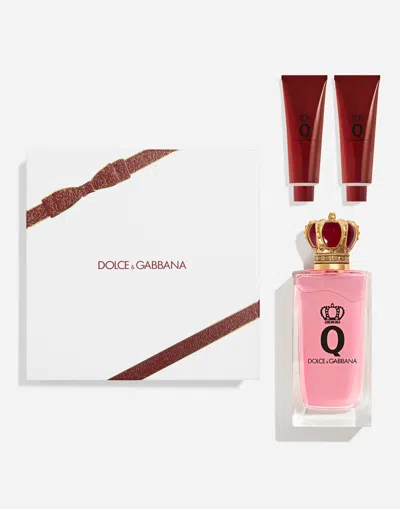 Dolce & Gabbana Q By Dolce&gabbana Edp Trio Gift Set In Pink