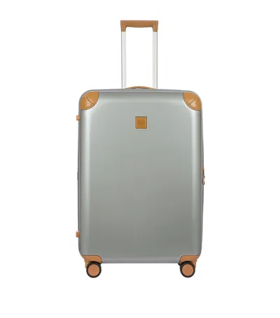 Bric's Amalfi Check-in Suitcase In Silver