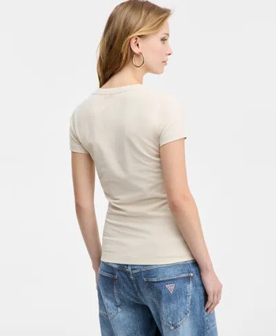 Guess Women's Leo Triangle Graphic T-shirt In Neutral