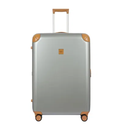 Bric's Amalfi Check-in Suitcase In Silver