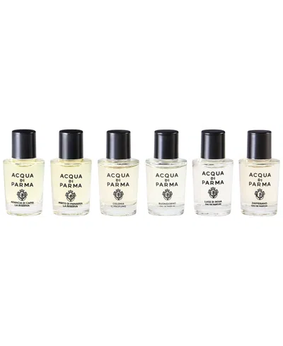 Acqua Di Parma 6-piece Miniature Fragrance Set In Transparent