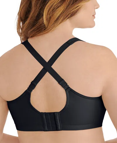 Vanity Fair Lingerie Vanity Fair Full-figure Wireless Sports Bra 71500 In Black