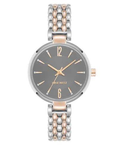 Anne Klein Women's Quartz Contemporary Silver-tone Metal Alloy Watch, 35mm In Gold