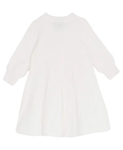 Rare Editions Girls 2t-6x Long-sleeve Sweater Dress In White