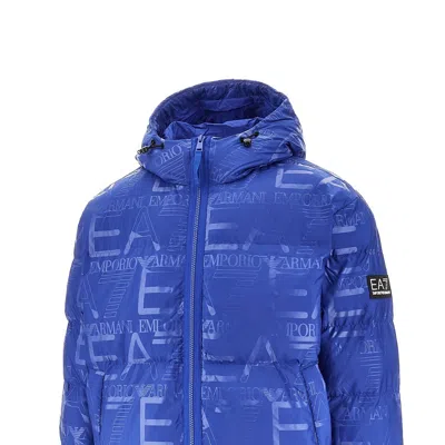 Ea7 Ganni Fluffy Puppy Love Wool Sweater In Blue