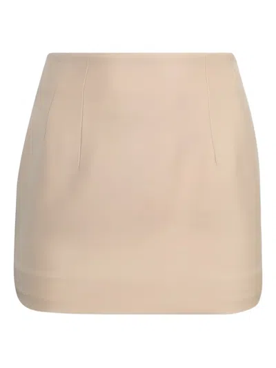 Wardrobe.nyc Wardrobe. Nyc Contour Mini Skirt In Neutral
