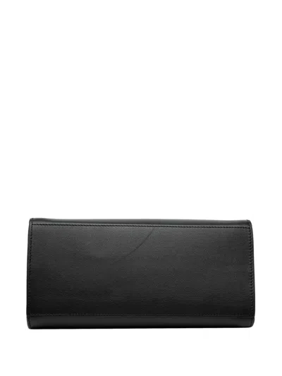 Pre-owned Ferragamo 2023-2025 Calfskin Hug Handbag Xs Satchel In Black