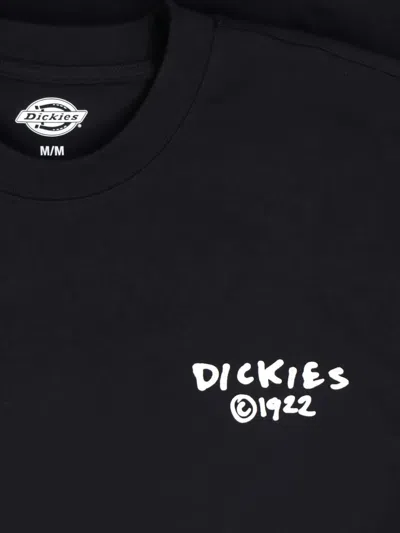 Dickies Logo-detail Crew-neck T-shirt In Black
