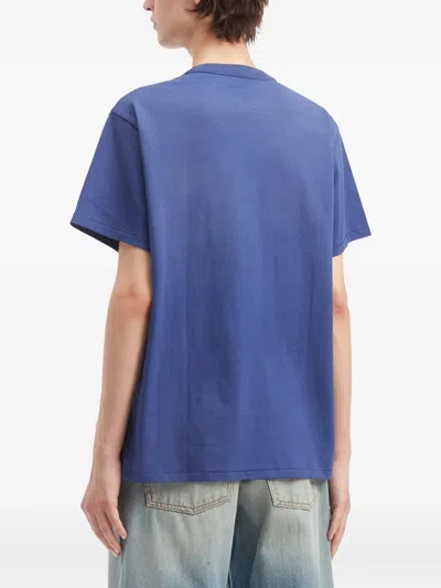 Erl Graphic Print T-shirt In Blue