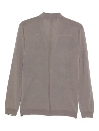 Low Brand V-neck Cardigan In Brown