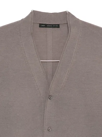 Low Brand V-neck Cardigan In Brown