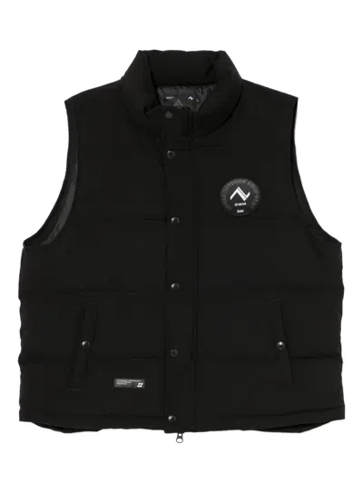 Izzue Logo-patch Gilet In Black