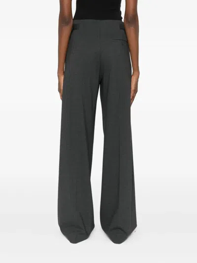 Semicouture Pleated Trousers In Gray