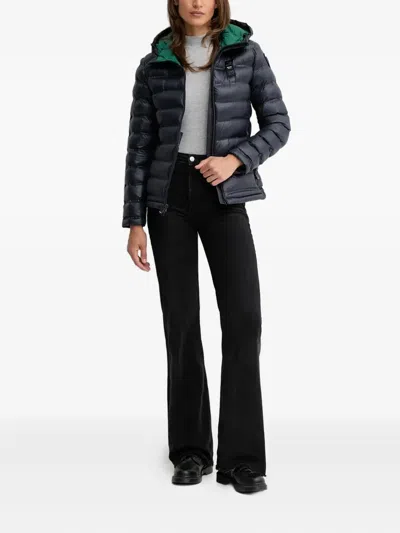 连帽领填充夹克